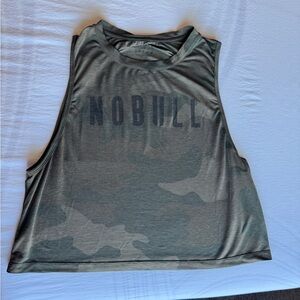 NOBULL Women's Olive Camo Muscle Tee